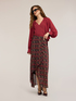 Georgette blouse with shawl neckline image number 2