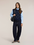 Cashmere blend vest with argyle pattern image number 2