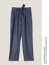 Tencel carrot fit trousers image number 4