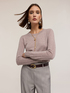 Cashmere sweater with ribbed sleeves image number 2
