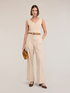 Palazzo-Hose aus Leinen-Mix mit Streifen image number 3