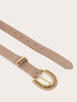 Belt with decorative oval buckle image number 2