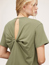 T-shirt with tie knot at the back image number 2