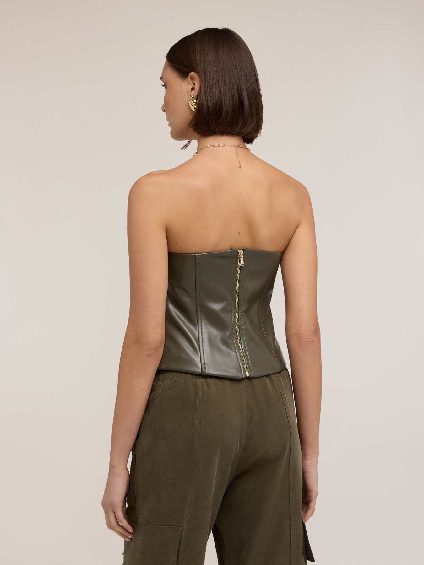 Structured bustier top image number 1