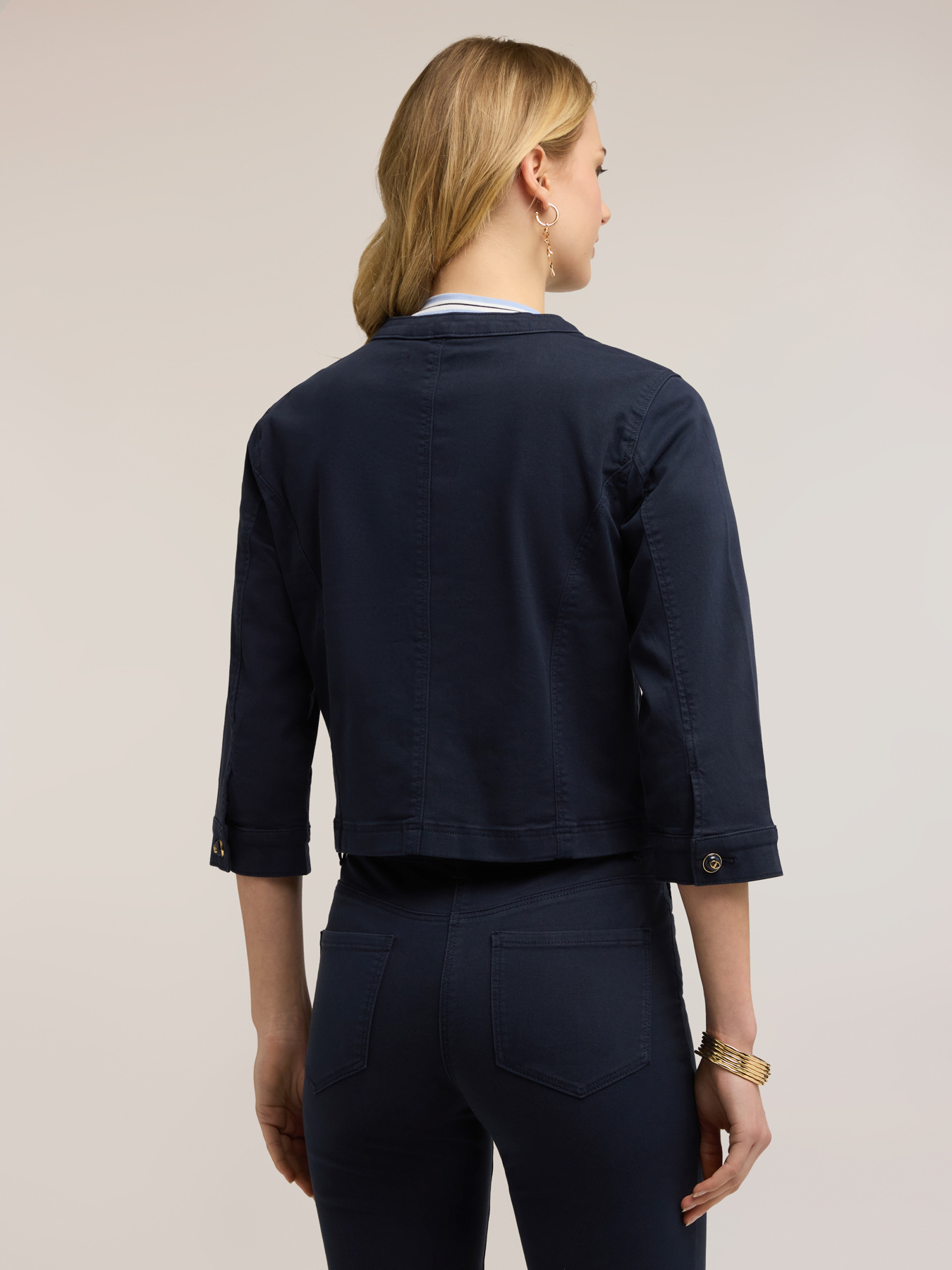 Jacke aus Baumwollmischungs-Drillich image number 1