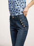 Jeans skinny motivo bottoni image number 2