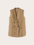 Gilet over misto lino image number 4