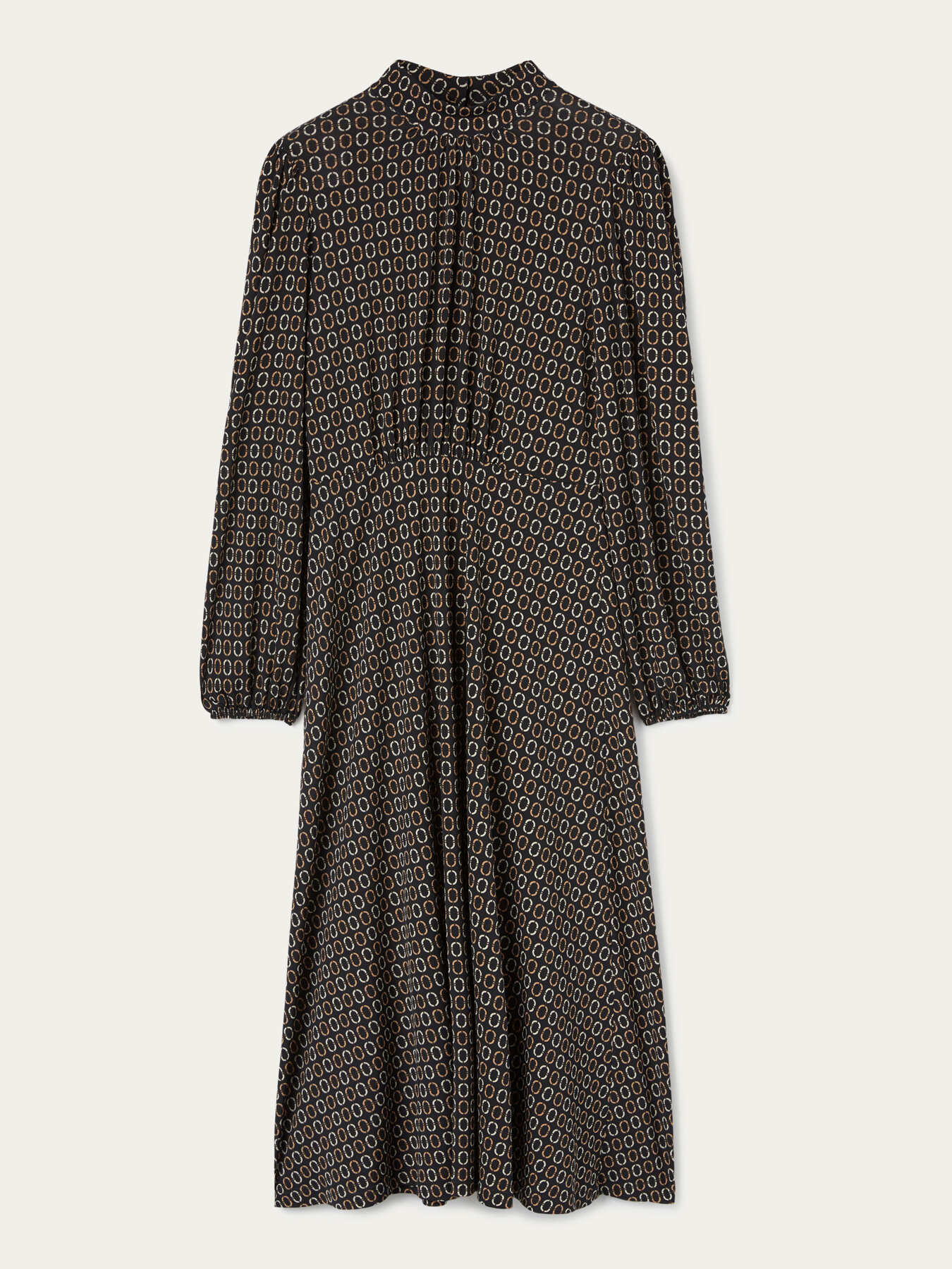 Vestido midi con estampado de cadenas image number 3