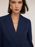 Double-breasted crepe blazer image number 3