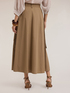 Fustă cargo din poplin de bumbac image number 1