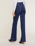 Flare-Jeans mit hohem Bund Double Love Muster image number 1