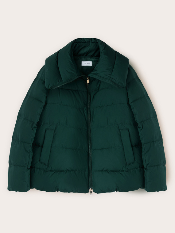 Geacă groasă cu guler &icirc;nalt