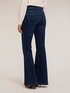Flare jeans with metal toggles image number 1