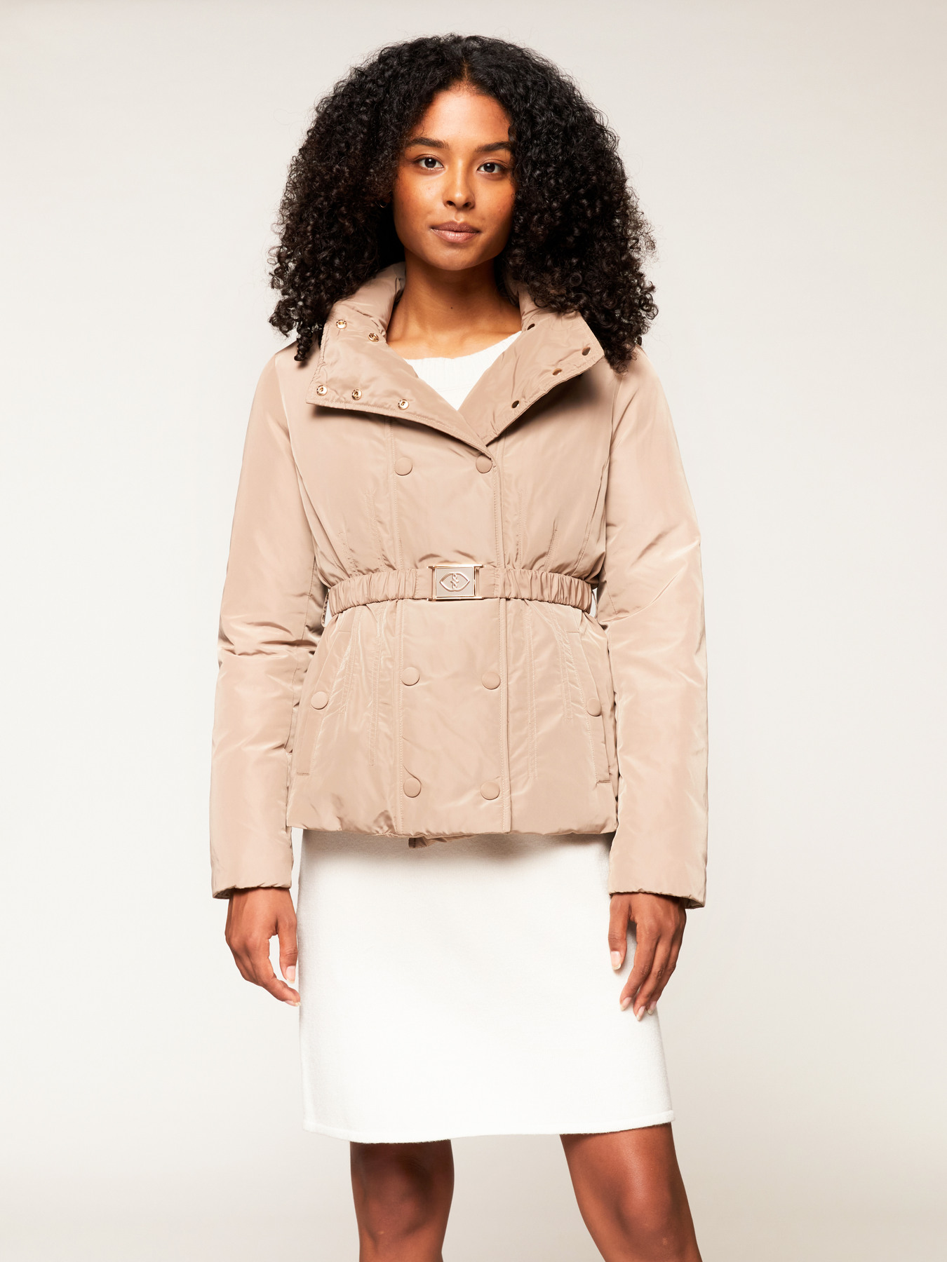 Lightweight taffeta down jacket image number 0