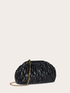 Quilted clutch with chain shoulder strap image number 3