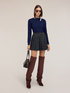 Heavy cashmere crew neck sweater image number 2
