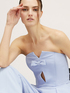 Langer Bustier-Overall mit Schleife image number 3