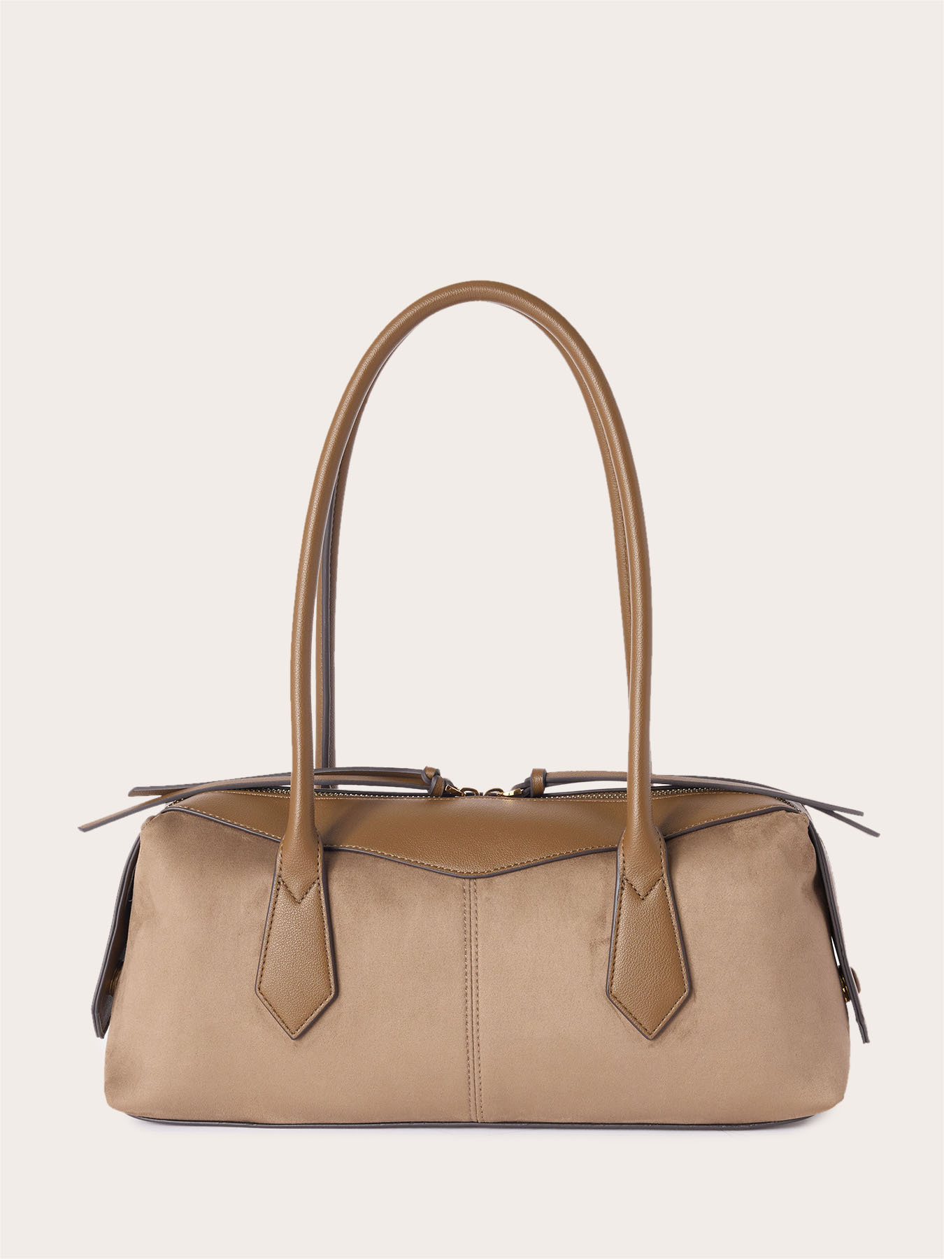 Box bag with double zip detail image number 1