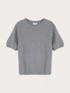Cashmere sweater with openwork detail image number 4