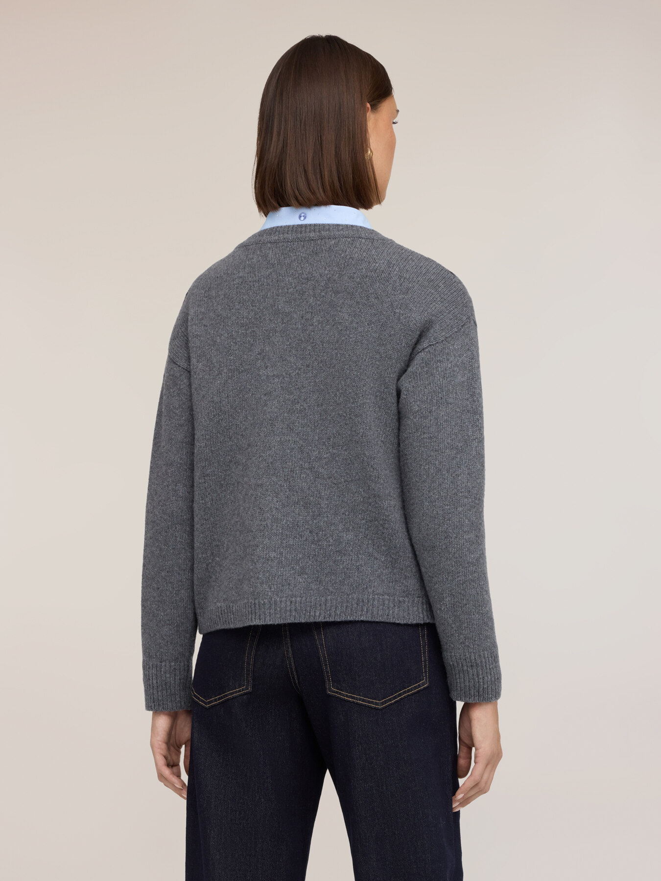Cardigan aus Wollmischung mit Argyle-Muster image number 1