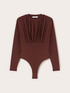 Body din jersey cu drapaj image number 4