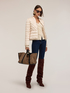 Lightweight short puffer jacket with high neck image number 2