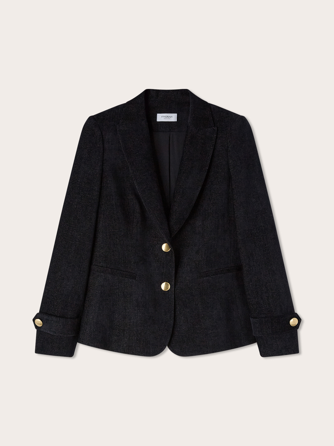 Blazer en velours avec boutons bijoux image number 4