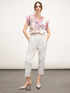 Cashmere patterned satin blouse image number 4