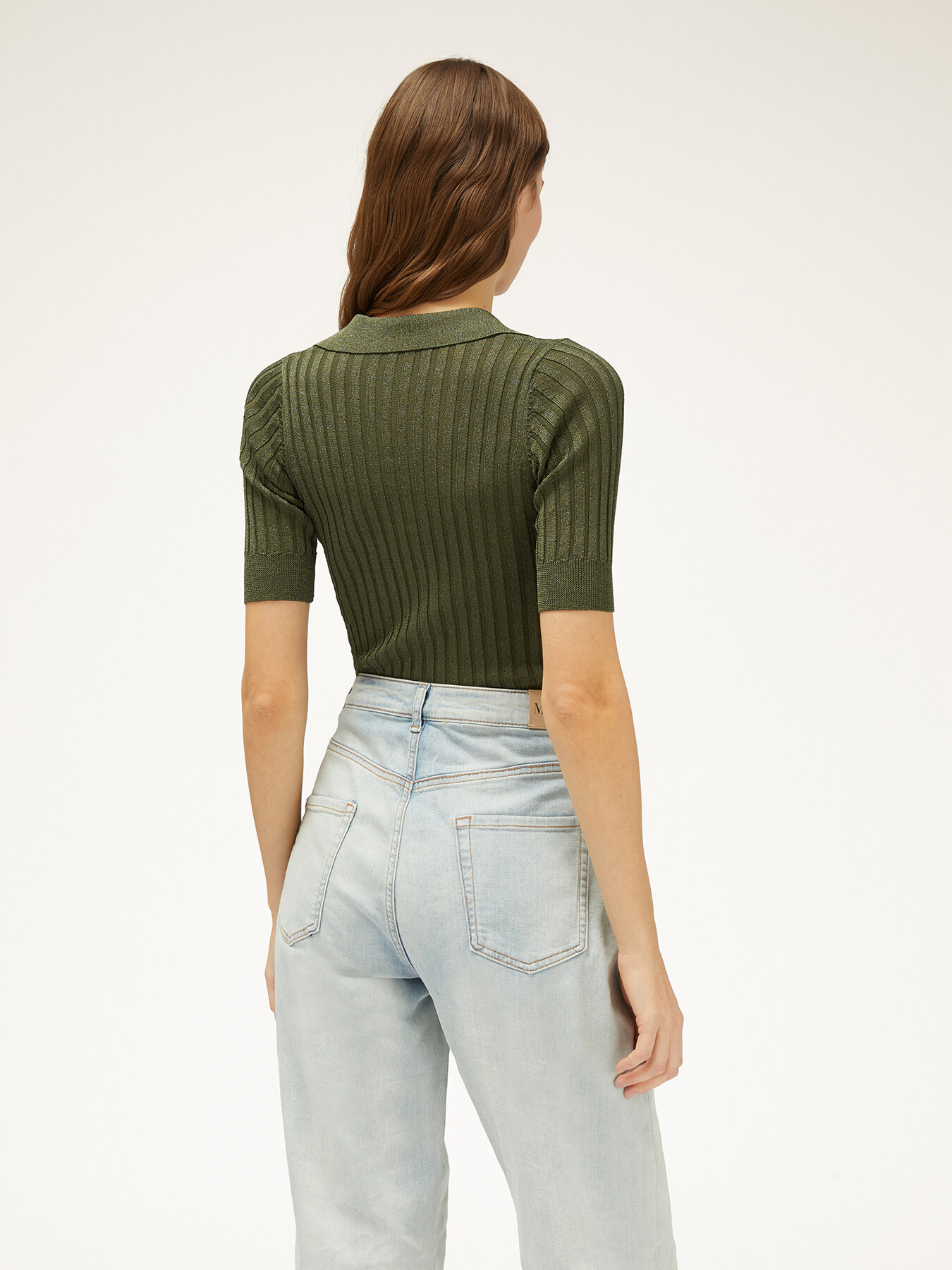 Jersey tipo polo en canal&eacute; de l&uacute;rex image number 1