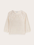 Pullover mit Lochmuster und Jacquardmuster image number 4
