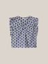 Geometric pattern blouse image number 3