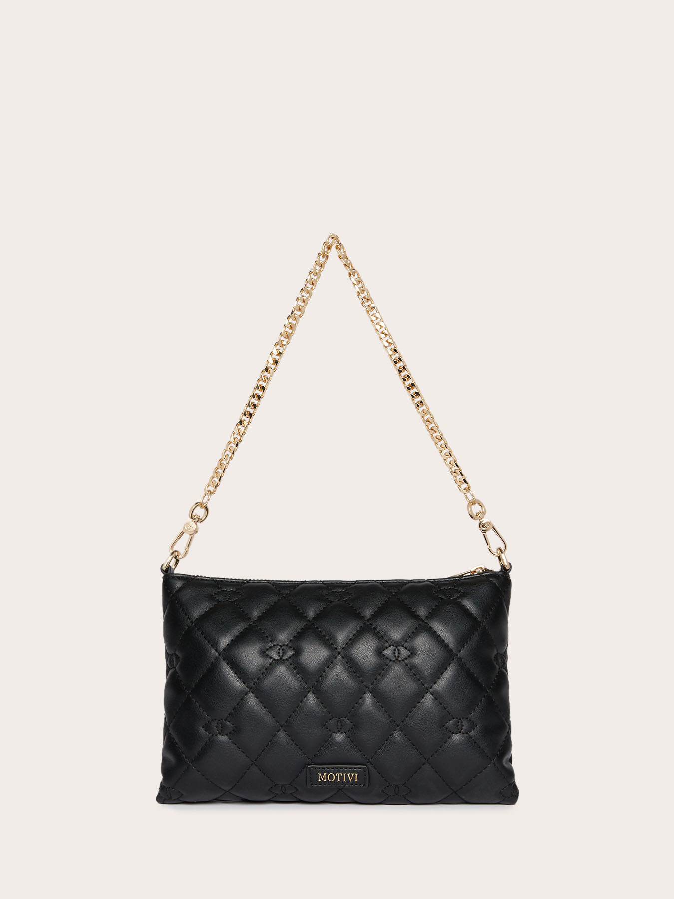 Flache Tasche aus gestepptem, beschichtetem Stoff image number 2