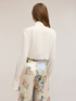 Georgette shirt with scarf image number 1