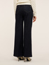 Lila model wide leg jeans image number 1