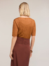 Kurzer Strickpullover in Knitteroptik image number 1