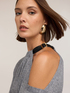 Maglia in misto lana con cut-out sulla spalla image number 3