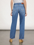 Wide fit jeans with ironed crease image number 1