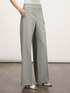 Lurex pinstripe palazzo trousers image number 0