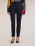 Pantaloni slim fit in punto milano image number 2