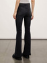 Flared jeans with button feature image number 1