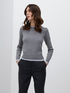 Lurex-trimmed sweater image number 0