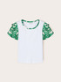 T-shirt con maniche stampa paisley image number 4