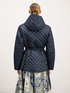 Midi down jacket with side plaiting image number 1