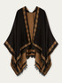 Poncho con ricamo Double Love image number 3