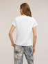 Jersey t-shirt with sequin heart image number 1