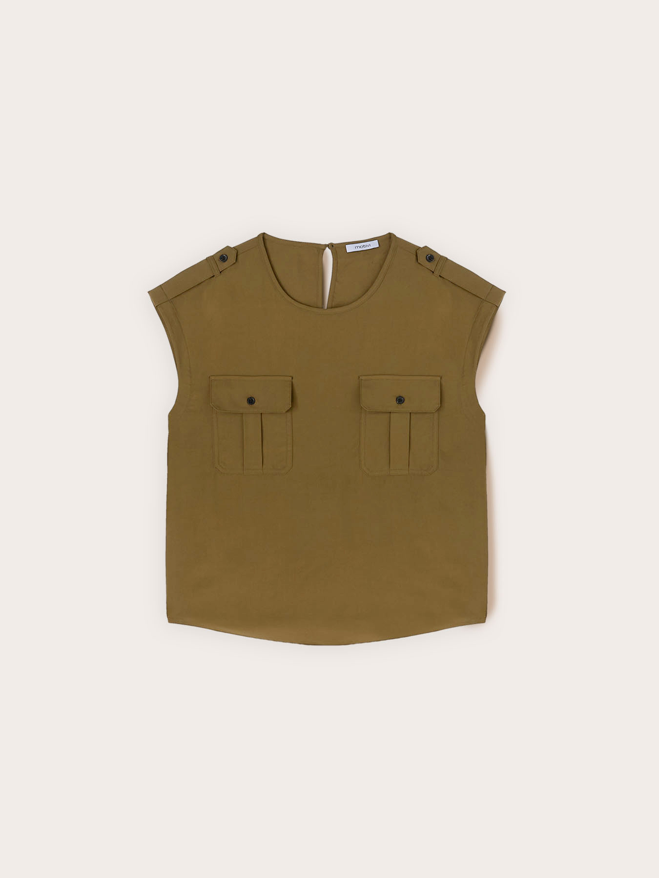 Blouse en viscose avec poches image number 4