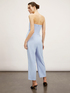 Long bustier jumpsuit with bow image number 1