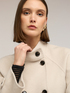 Double wool blend pea coat image number 3