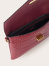 Weiche flache Clutch in Kroko-Optik image number 4