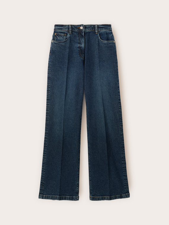 Jeans Kate mit weitem Bein